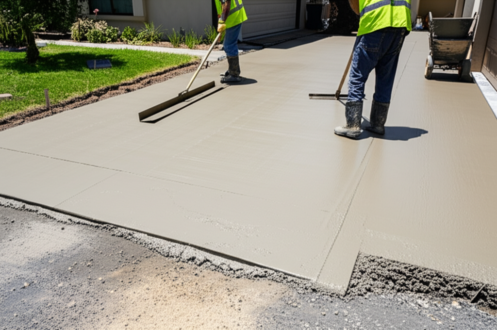 Driveway installation